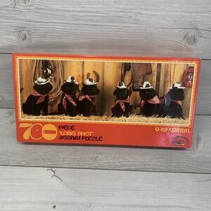 Ceaco Long Shot jigsaw Puzzle 700 Pc O-K9 Corral Vintage New In Box Sealed 1996